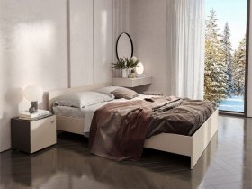 Кровать двухспальная 1,6м Гиза в Лесосибирске - lesosibirsk.mebel-nsk.ru | фото