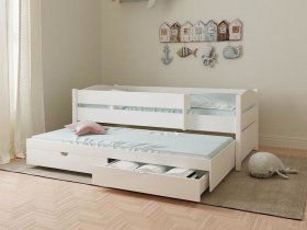 Кровать двухуровневая с ящиками «Лапландия» в Лесосибирске - lesosibirsk.mebel-nsk.ru | фото